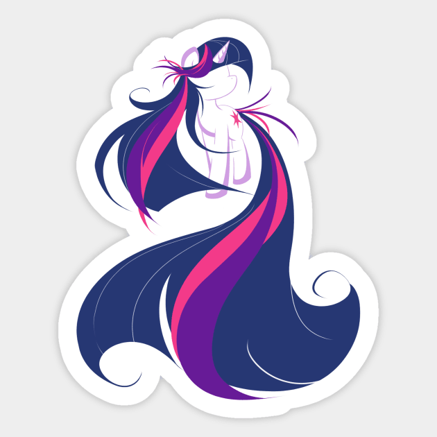 Feathering Twilight Sticker by BambooDog